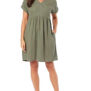 Briggs Linen Dress w pockets